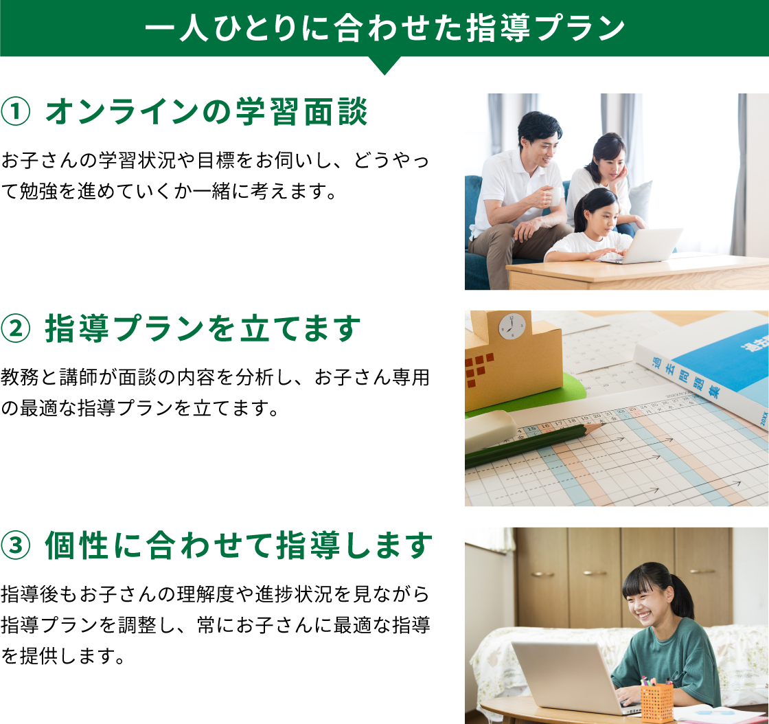 生徒さんに合わせて指導している