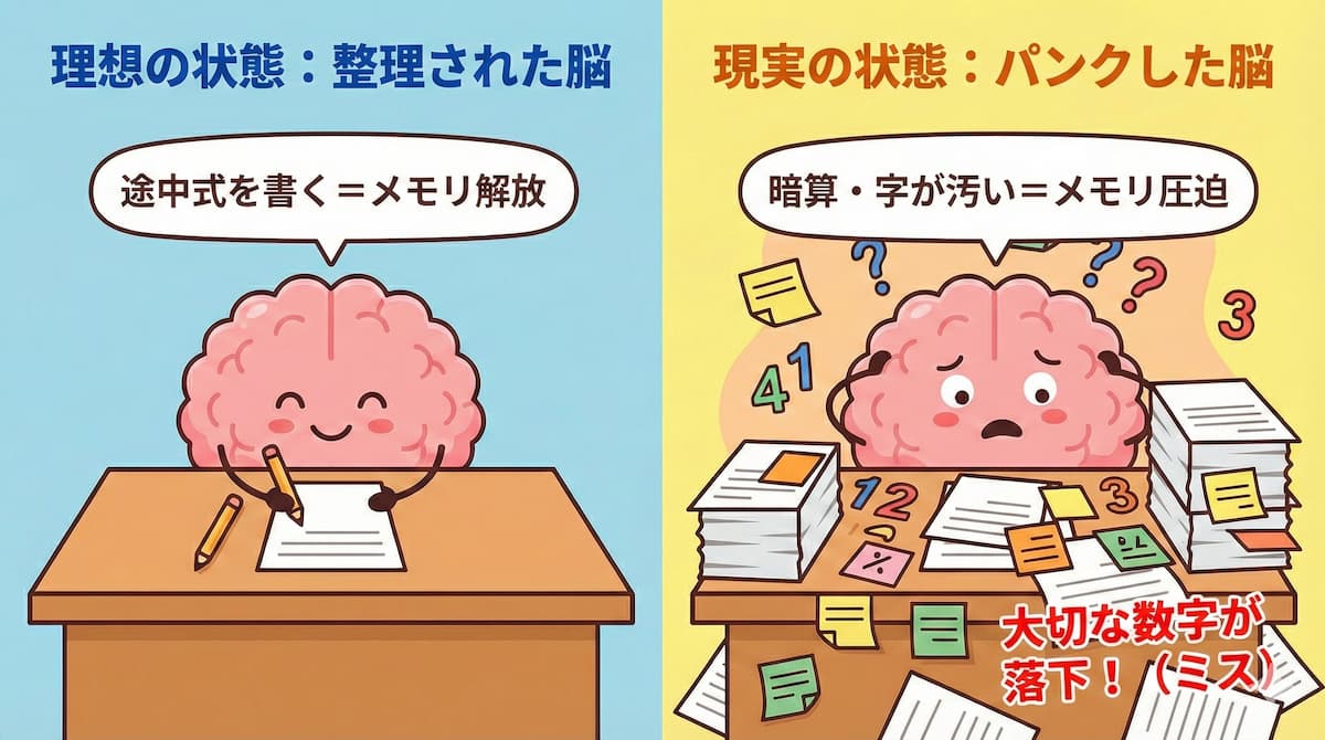 脳の作業机は「散らかって」いませんか？