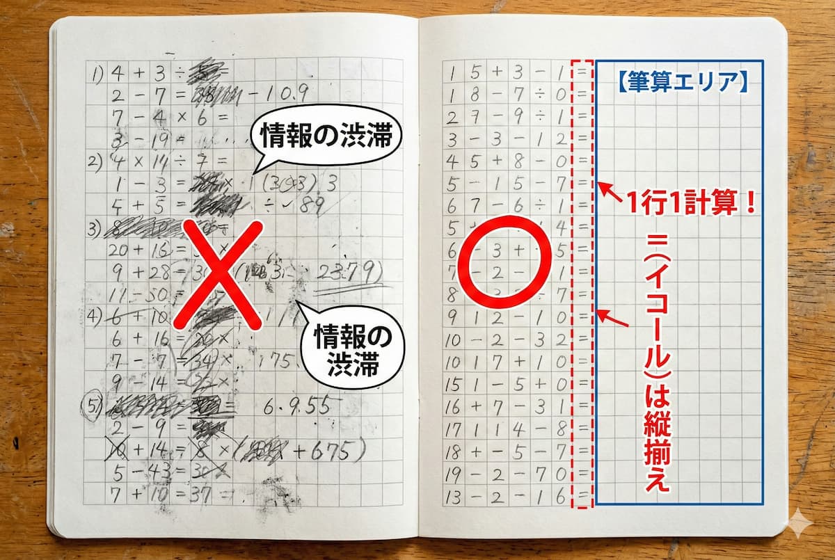 劇的にミスが減る！「計算ミス防止ノート」の作り方